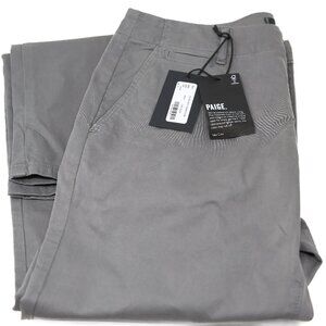 NWT Paige Vincent Chino Pants Mens 30 Gray Khaki Casual Slacks Stretch NEW $199